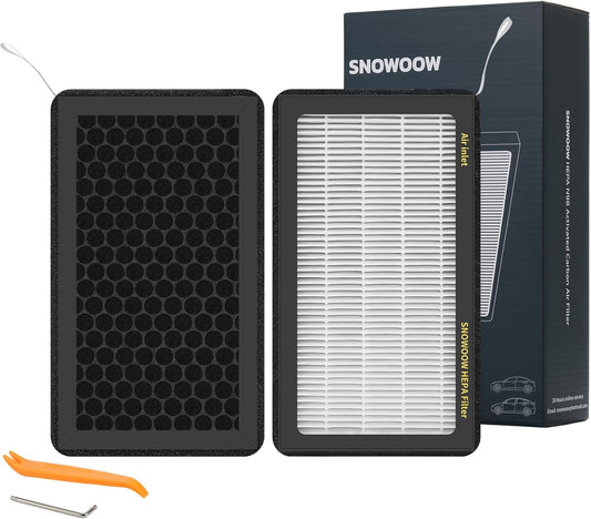 Tesla Model 3 Model Y Air Filter HEPA 2 Pack with Activated Carbon Tesla Cabin Air Filter Replacement (2016-2025)